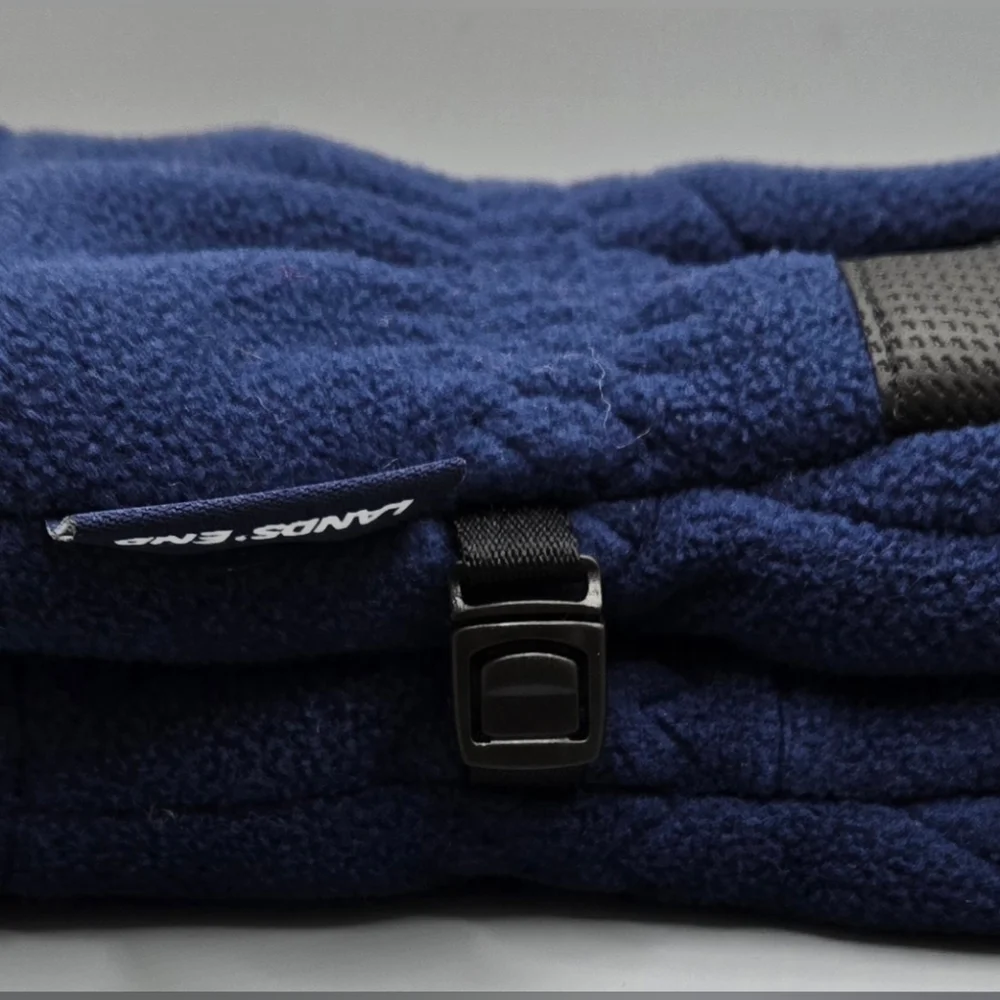 Lands' End Gloves Sz M Youth Fleece w/ Rubberized Palm & Index Finger NWOT